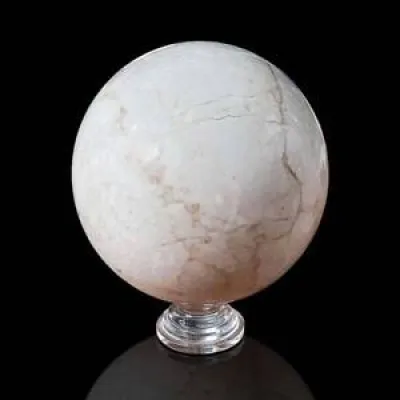 Bille en Marbre Botticino - sphere