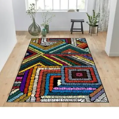 colorful Rug, Patchwork - turkish