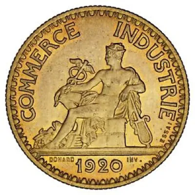France 2 francs 1920 - commerce