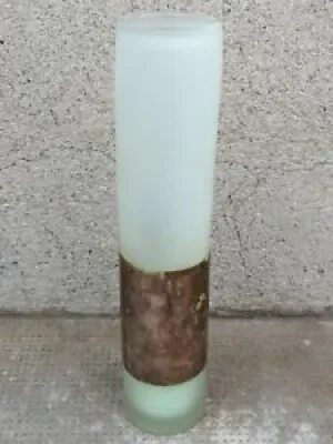 Vase design verre feuille - adam