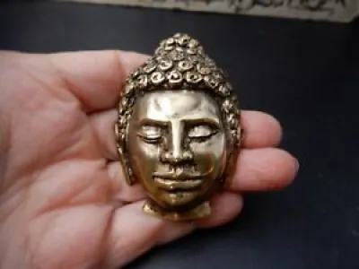 Broche clip ancienne - bouddha