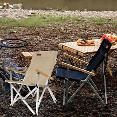 (2) Chaise De camping
