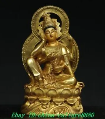 10.2 '' bronze tibétain - bouddha