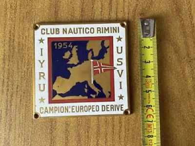 Plaque Club Nautique - rimini