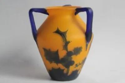 Vase verre Richard Burgsthal - houx