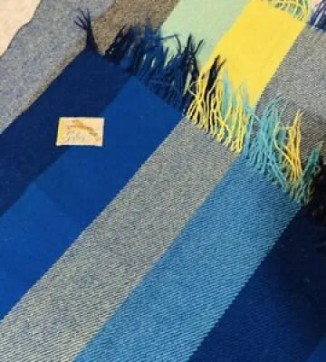 Vintage Safari blue wool