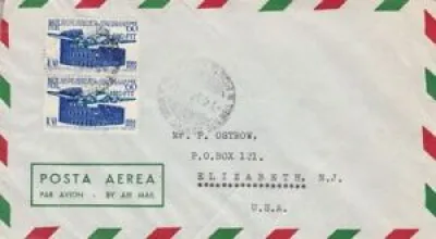 1952 TRIESTE A nÂ° enveloppe