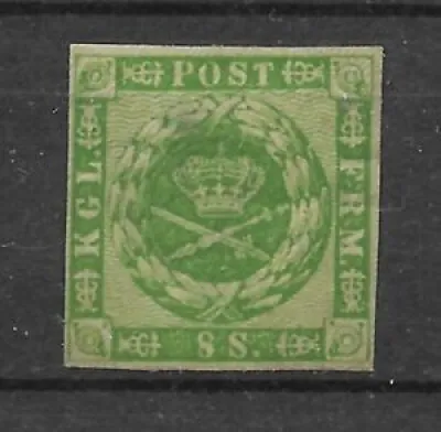 Danemark 1858, Mi 8 vert - nielsen