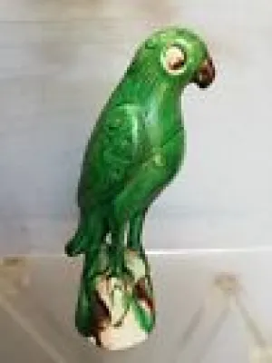 Chinese Qing oiseau vert - tuile