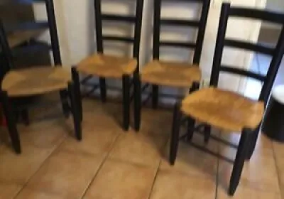 Série de 4 chaises bauche - charlotte