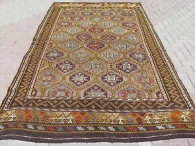 Large Rug Embroidered - kelim