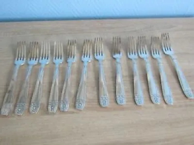 12 fourchettes métal - monaco