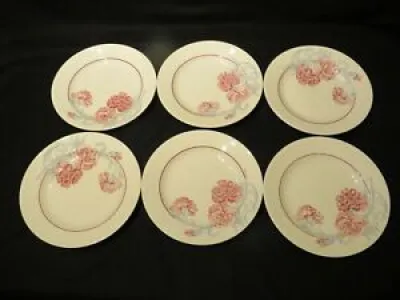 6 ASSIETTES PLATES ST - antibes