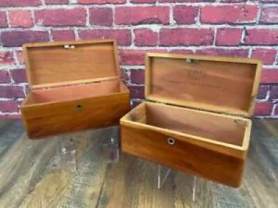 Vintage Pair of 2 Miniature - wooden