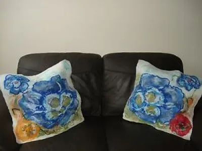Luxury Soft wool felted - cushion cover
