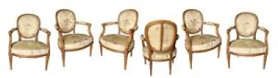 Six fauteuils de style - armchairs