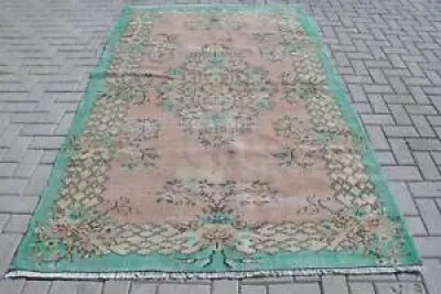 Oushak rugs, Colorful - turkish