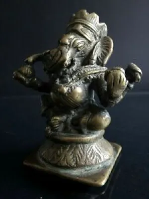 Ancien bronze ganesh - inde