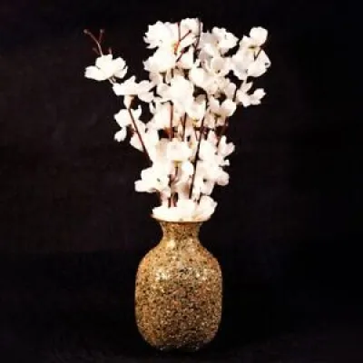 Vase Décor Antique fleurs - office