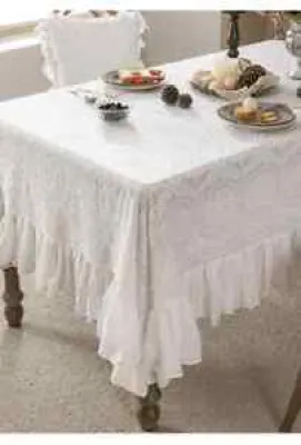 Luxury Lace Table Cloth - cover with