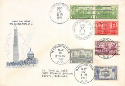  790-94 1c-5c Navy unlisted, - cover