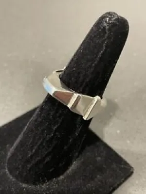 Vintage Silver Ring 925 - modernist scandinavian
