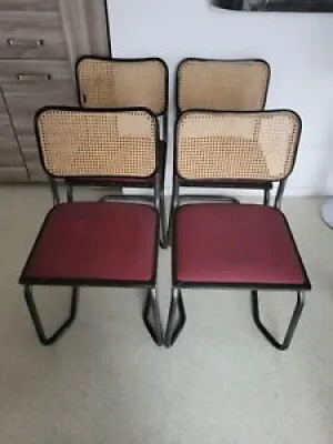 4 chaises cesca style - breuer