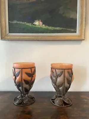 Vase Art Déco Pâte - majorelle