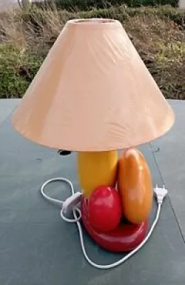 Lampe céramique galets