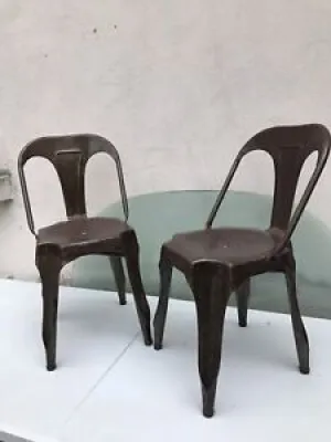 Paire chaises ENFANTS - pauchard tolix