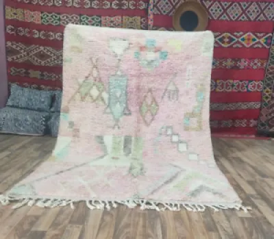 Pink Moroccan Azilal - berber tribal