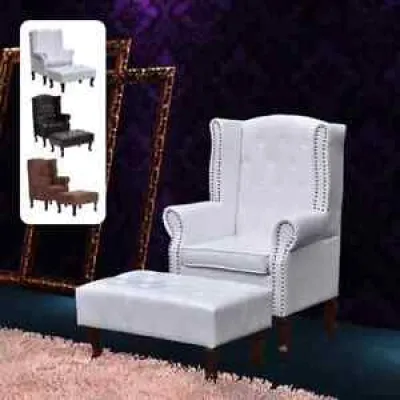 290228 Wingback Chair 4 Colours