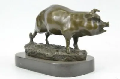 Victorien Bronze Cochon - animal