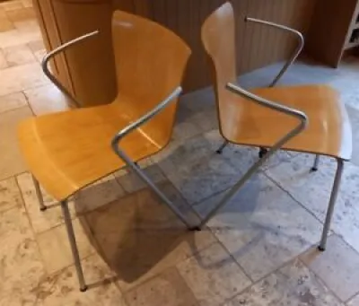 Paire de chaises vintage - vico magistretti