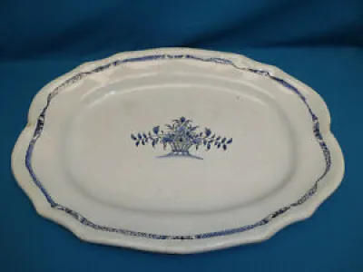 GRAND PLAT EN FAIENCE - forges