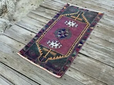 Small Vintage turkish - oushak wool
