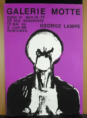Affiche Exposition george