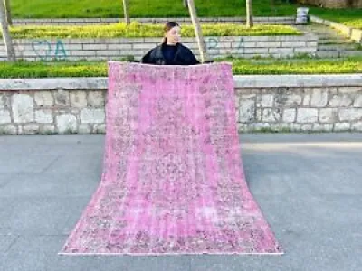DISTRESSED PINK VINTAGE - turkish wool
