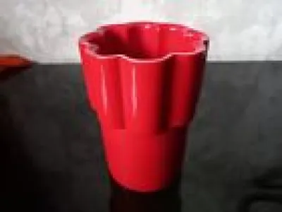 Vase rouge vintage Gustavsberg - karin