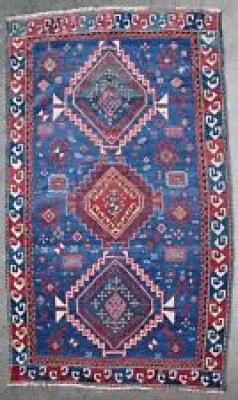 Tapis ancien rug oriental - kazak tribal