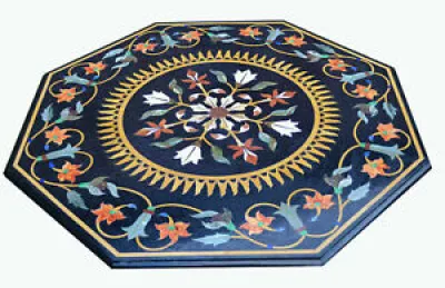 18 Black Marble Table - center