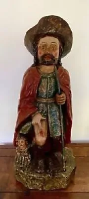 Statue religieuse bois