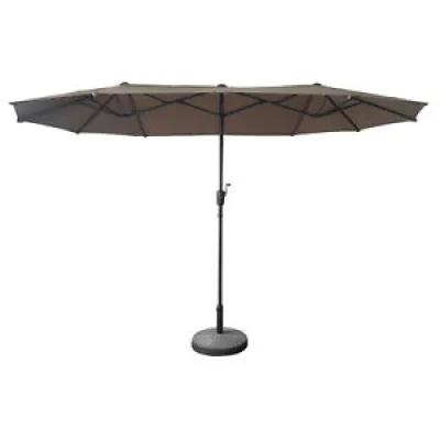 parasol double 2x4m LINAI - taupe