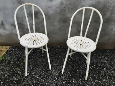 Rare 2 chaises multipl's - mathieu