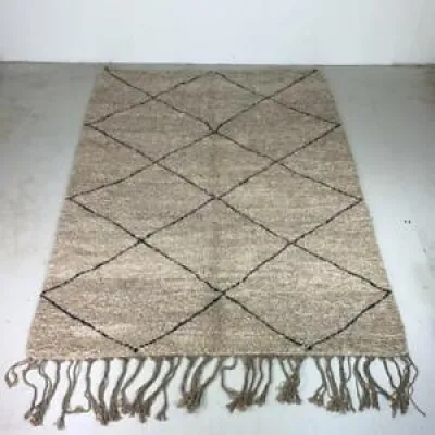 Grand tapis vintage laine - ourain