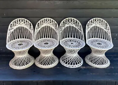 4 chaises vintage design - russell