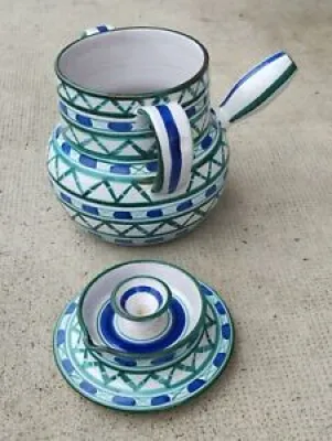 Pot à anse couver céramique - ceramic
