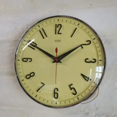 Mi-siècle Horloge citron