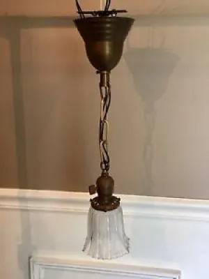 Single Wired Antique - brass pendant