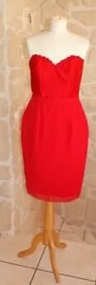 Robe cocktail rouge petit